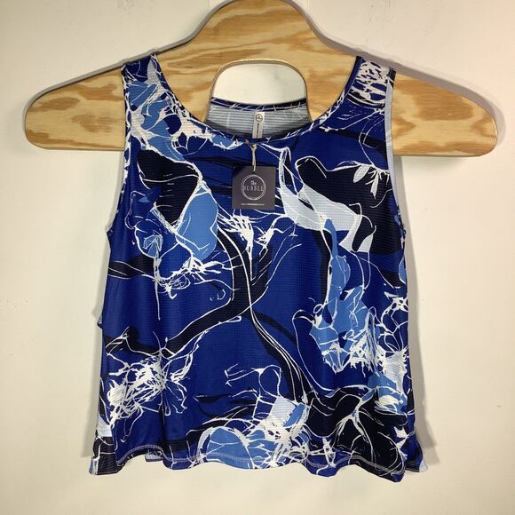 The Bubble Womens GG Tank Top‎ Blue Size Medium NWT - Picture 2 of 10
